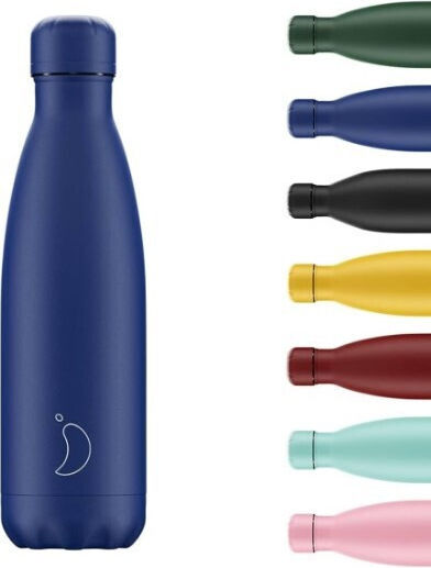 Chilly's Original All Matte Monochrome Бутилка Термос Неръждаема Стомана Без BPA 500ml Granite
