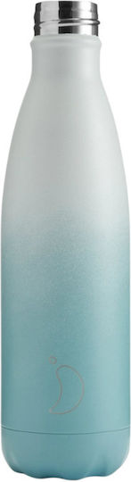 Chilly's Серия Gradient Бутилка Термос Неръждаема Стомана Без BPA 500ml Гранит Прахов Тюркоаз