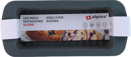Alpina Backform aus Silikon Rechteckig 29,8x12,7x6,5 Zufällige Farbauswahl 29,8x12,7x6,5
