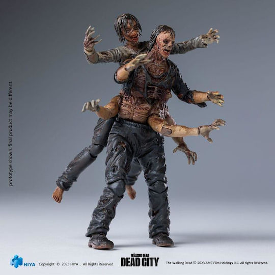 Hiya Toys The Walking Dead: Dead City Exquisite Mini - Walker King Action Figure height 11cm at Scale 1:18