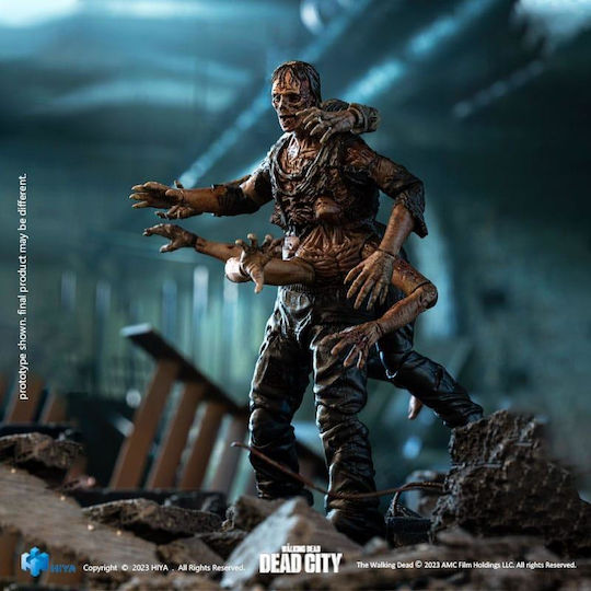 Hiya Toys The Walking Dead: Dead City Exquisite Mini - Walker King Action Figure height 11cm at Scale 1:18