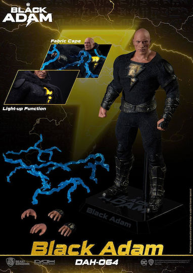Beast Kingdom Black Adam Dynamische Action-Figur Höhe 18cm im Maßstab 1:9
