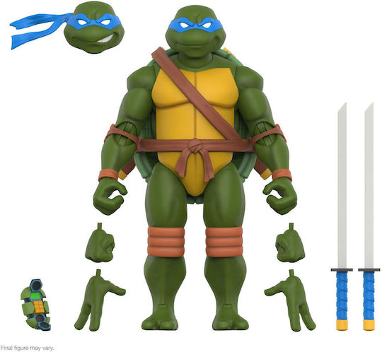 Super7 Teenage Mutant Ninja Turtles Ultimates Leonardo Action Figure 18cm