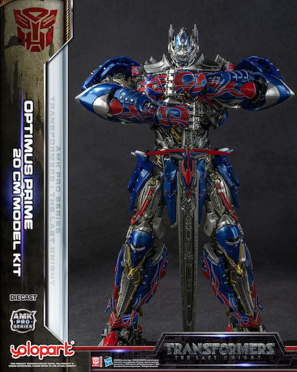 Transformatoren Letzter Ritter Amk Pro Series Kunststoffmodellbausatz Optimus Prime Übersee Version 20 Cm