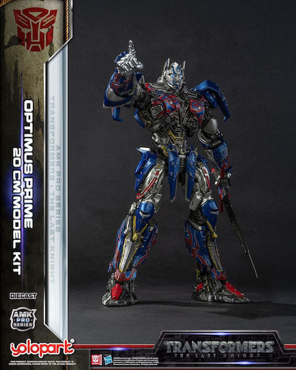 Transformatoren Letzter Ritter Amk Pro Series Kunststoffmodellbausatz Optimus Prime Übersee Version 20 Cm