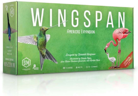 Επέκταση Παιχνιδιού Wingspan: Americas για 1-5 Παίκτες 10+ Ετών (EN) Stonemaier Games