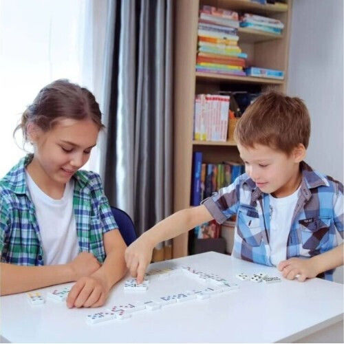 Επιτραπέζιο Παιχνίδι Double 6 Dominoes για 2-4 Παίκτες 6+ Ετών Ambassador