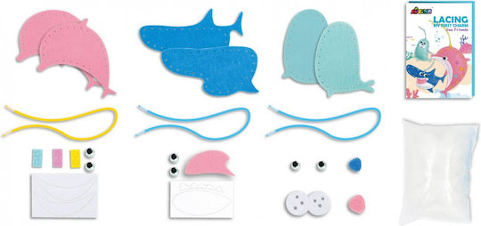 Avenir Embroidery Lacing: My First Charm - Sea Friends for Children 3+ years Years