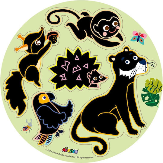 Avenir Malerei Scratch 'N' Catch Jungle Animals für Kinder 3+ Jahre alt+ Jahre