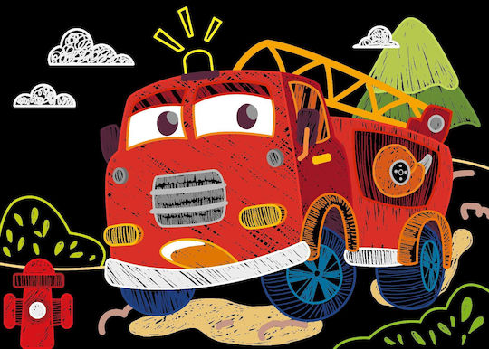 Avenir Боядисване Scratch - Cars за Деца 3+ години+ Години