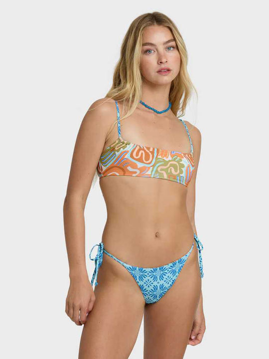 Maya Bikinihosen Slip mit Schnürung Orange