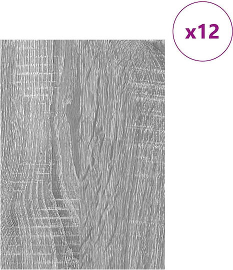 Vidaxl Πίνακες Διακόσμησης 12 Pcs Γκρι Sonoma 30 X 42 X 0.3 Εκ