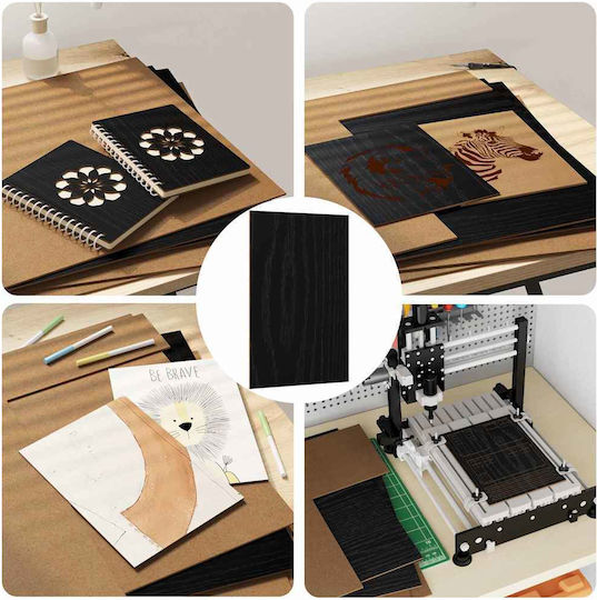 Vidaxl Διακοσμητικά Πάνελ 50 Pcs Μαύρη Δρυς 40 X 60 X 0.3 Εκ