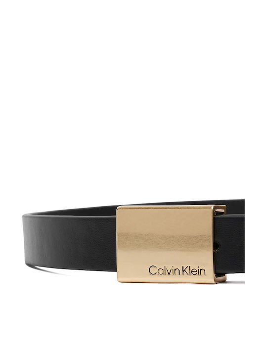 Leather Women's Belt Black