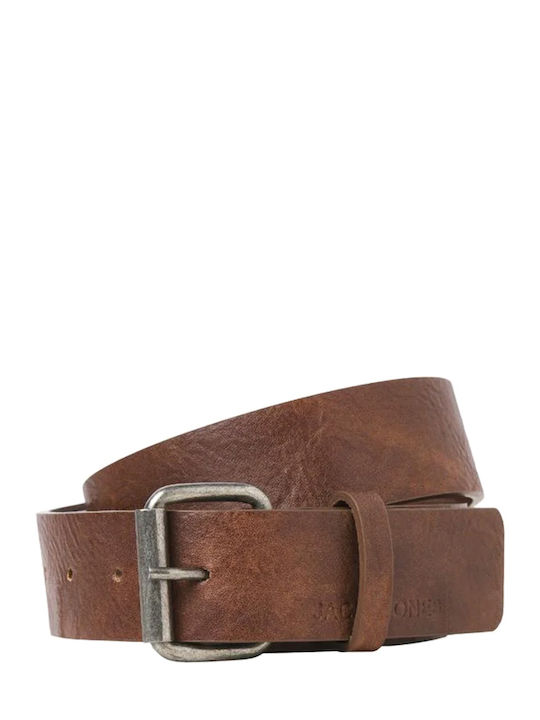 Jack & Jones Ανδρική Ζώνη Καφέ