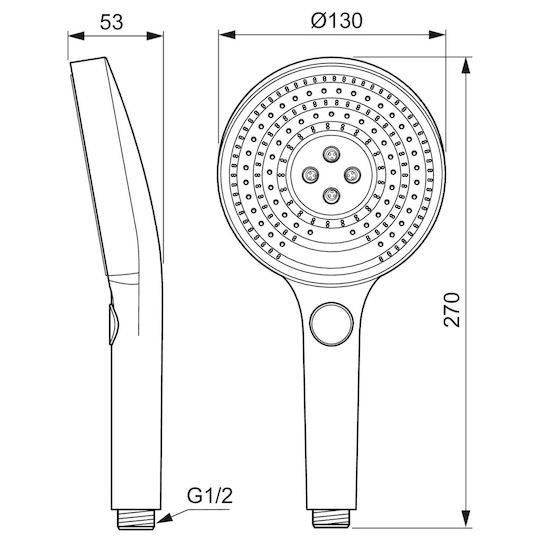 Ideal Standard Idealrain Handheld Showerhead