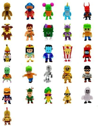 Stumble Guys 3d Mini Figures Series 4 Foil Bag Sakoulaki 40001