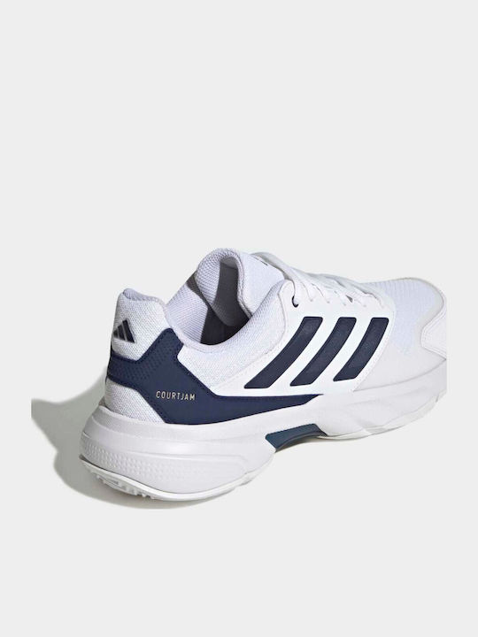 adidas Courtjam Control 3 Ftwr Men's Tennis Shoes White