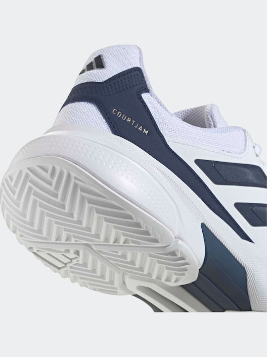 adidas Courtjam Control 3 Ftwr Men's Tennis Shoes White