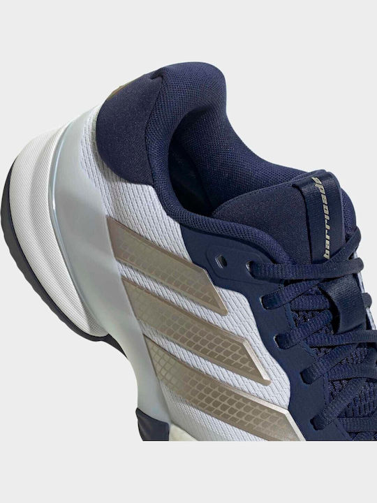 adidas Barricade Мъжки Обувки за Тенис за Глинени Игрища Бели