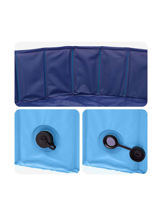 vidaXL Hundespielzeug Pool 160cm Blau vidaXL Hundespielzeug Pool 160cm Blau