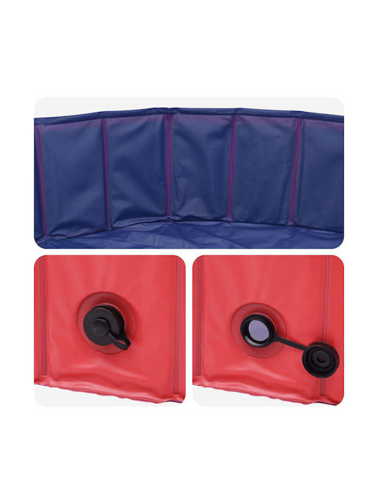 vidaXL Hundepool 80cm Rote vidaXL Hundepool 80cm Rote