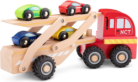 New Classic Toys Φορτηγό Μεταφοράς Αυτοκινήτων Σετ με Φορτηγό