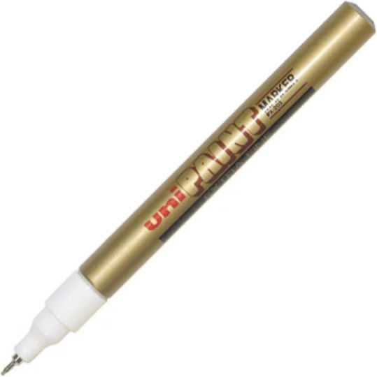 Uni-Ball Mitsubishi Постоянен Маркер Gold 0.8mm