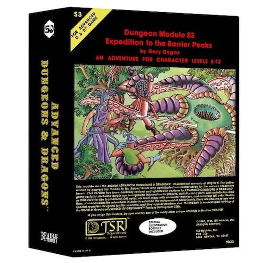 Dungeons & Dragons Modul Würfelset Reise zu den Barrier Peaks