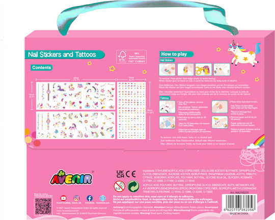 Avenir Einhorn Kinder Tattoos