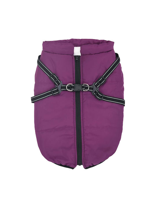 vidaXL Hundemantel Fleece / Wasserdicht Lila XXXXLarge