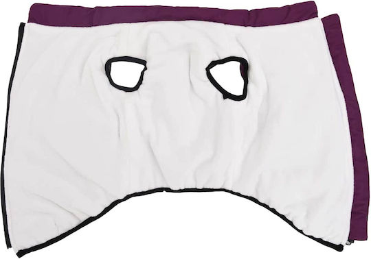 vidaXL Purple Fleece / Waterproof Dog Coat XXXXLarge