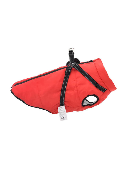 vidaXL Hundemantel Fleece / Wasserdicht Rot XXXLarge