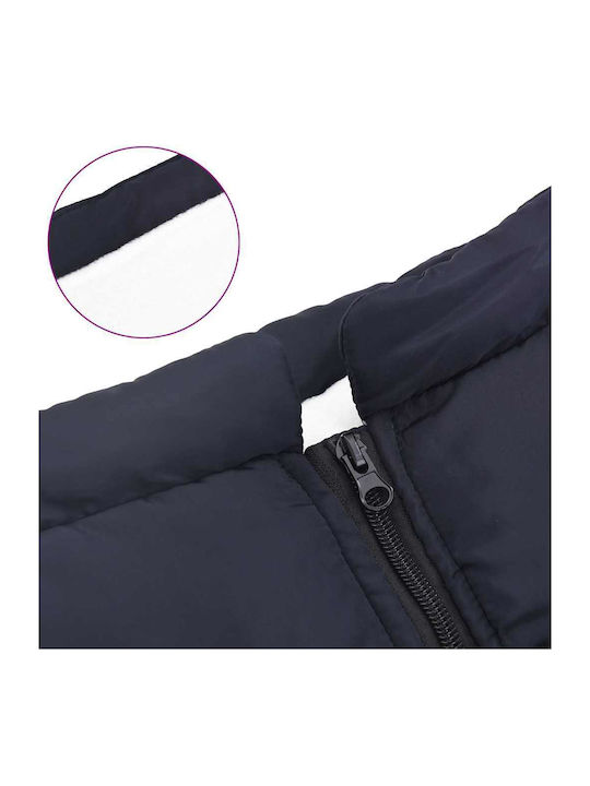 vidaXL Blue Fleece / Waterproof Dog Coat XXXXLarge