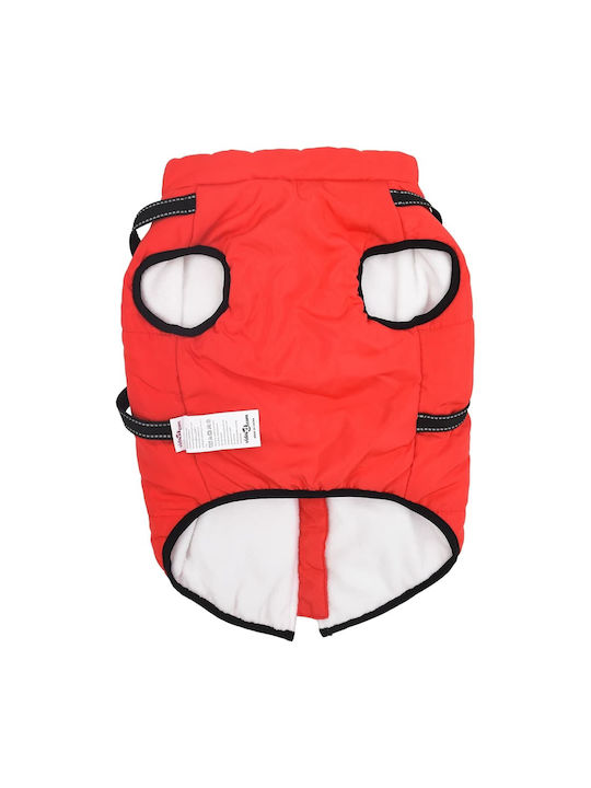 vidaXL Hundemantel Fleece / Wasserdicht Rot XXXXLarge