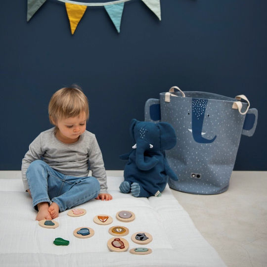 Trixie Shape Sorting Toy Matching Game Peg Animals made of Wood for 12++ Months