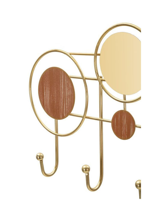 Mauro F Metal Wall Hanger 67x4.5x25cm