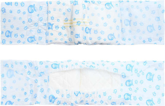vidaXL Pampers pentru câini - 20cm 30buc