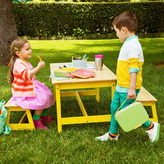 Munchkin Bento Box Plastic Kids Dinner Set Multicolour