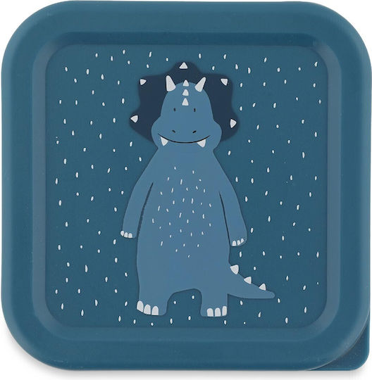 Trixie Nesting Snack Box Plastik Kinder Lunchset Blau 11.5 x 11.5 x 6.5cm