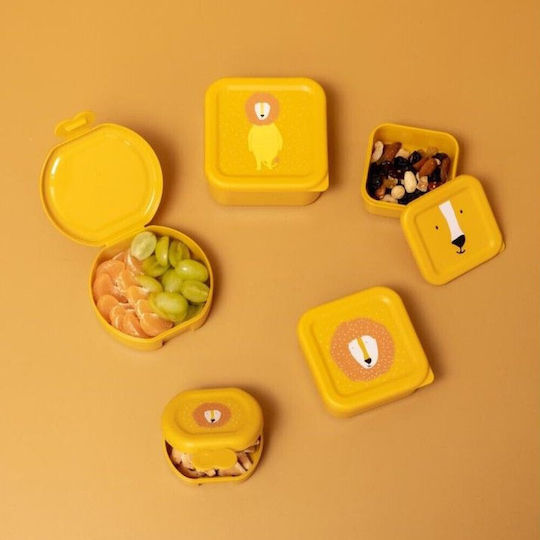 Trixie Nesting Snack Box Set de mâncare pentru copii din plastic Galben x x 6.5buc