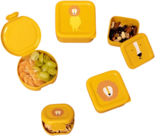Trixie Nesting Snack Box Set de mâncare pentru copii din plastic Galben x x 6.5buc