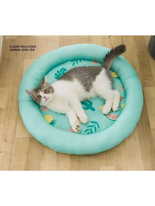 Animal Summer Mattress Dog Round Cooling Pink