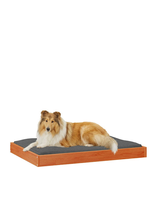 vidaXL Dog Bed Sofa Brown 101.5x74cm