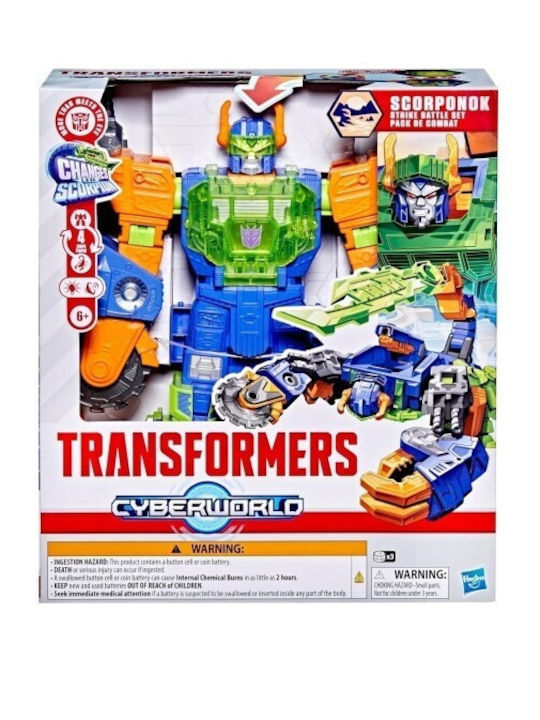Великденска Свещ с Играчка Transformers Cyberworld Scorponok Strike Battle за 6 Години Hasbro
