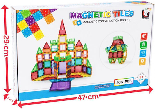 MalPlay Magnetisches Spielzeug Bau- und Konstruktionsspielzeug