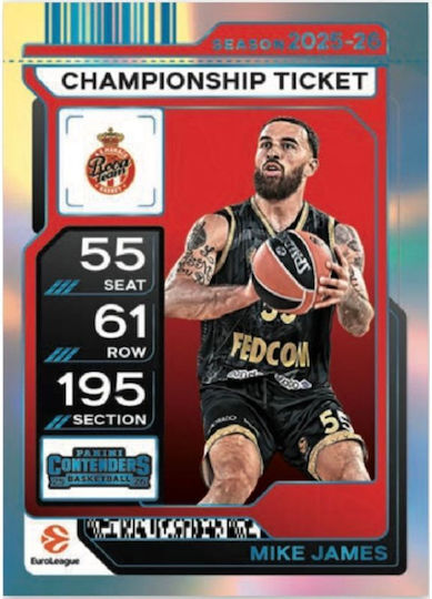 Panini Euroleague 2025-26 Booster Box Contenders Hobby