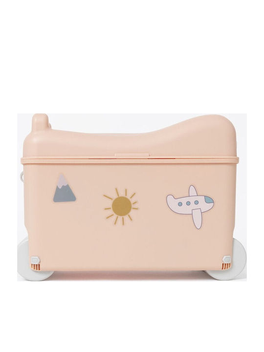 Little Rolla Kinder Koffer Kabine Dusty Rosa Mit 4 Räder