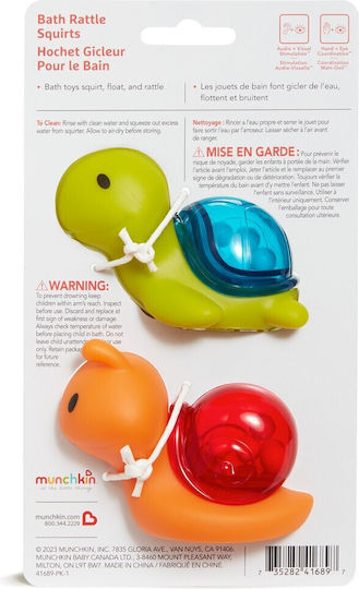 Munchkin Rattle Squirts Παιχνίδι Μπάνιου για 9+ Μηνών