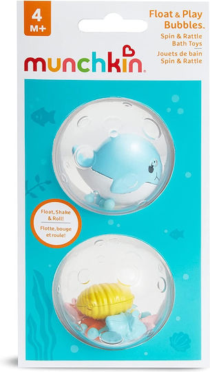 Munchkin Float And Play Bubbles Bath Balls for 3++ Months (Various Designs/Assortment of Designs) 2pcs